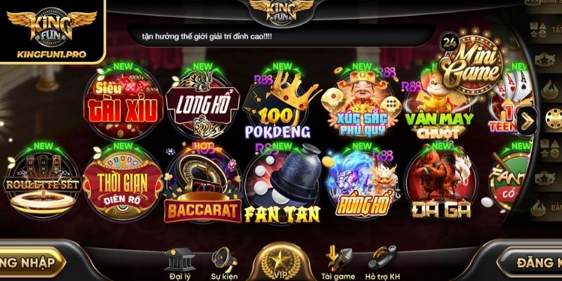 Kingfun - Cổng Game Bài Quốc Tế Đang Gây Bão Thị Trường 28 Đây chính là nơi bạn có thể thử thách bản thân cùng game bài Kingfun
