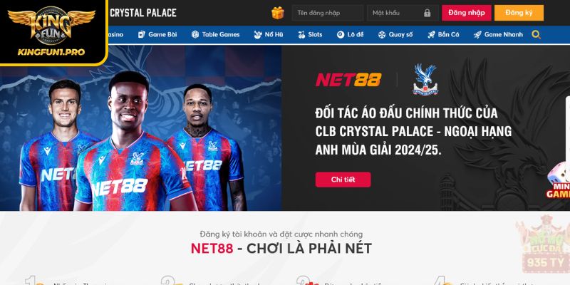Chiếc Áo Mới, Tinh Thần Mới: Crystal Palace Ra Mắt Mẫu Áo Đấu Có Logo NET88 3 Hợp tác phát triển công nghệ thể thao